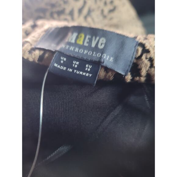 Anthropologie Maeve Knit Cut-Out Mini Dress - New - Size 2 - Picture 4 of 5